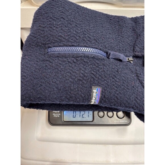 Patagonia Women’s W’s Woolyester Fleece 1/4 Zip Navy Blue Pullover Size Medium - Picture 11 of 11